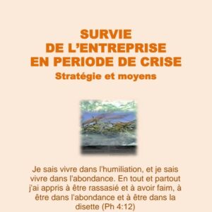 Survie de l&rsquo;entreprise en période de crise, stratégie et moyens